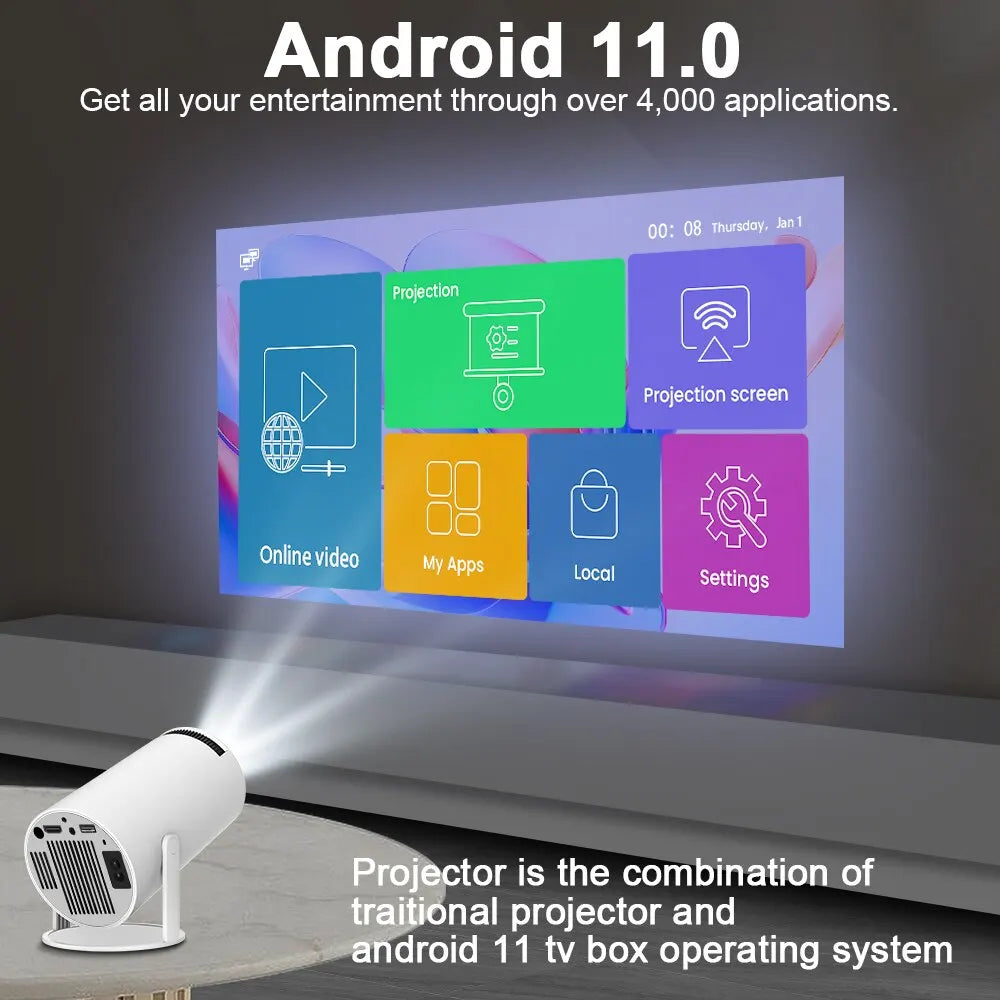 Projecteur Magcubic Hy300 4K Android 11